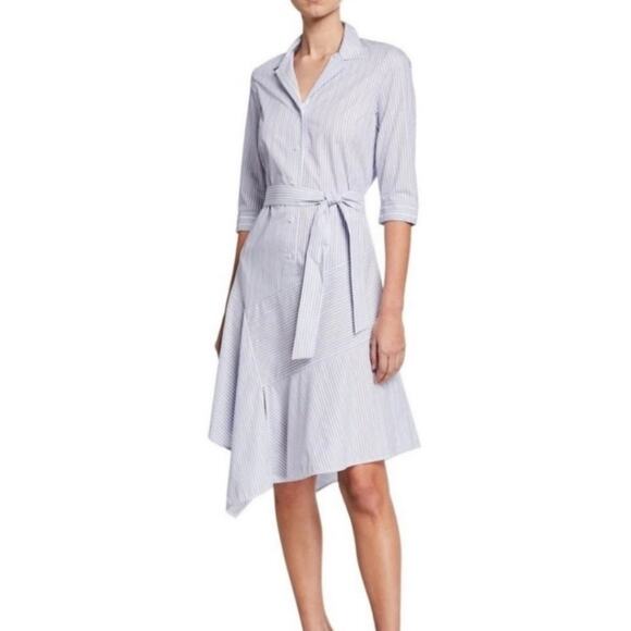 Lafayette 148 New York Dresses & Skirts - Lafayette 148 New York Casimir Dominique Striped Belted medium shirt dress